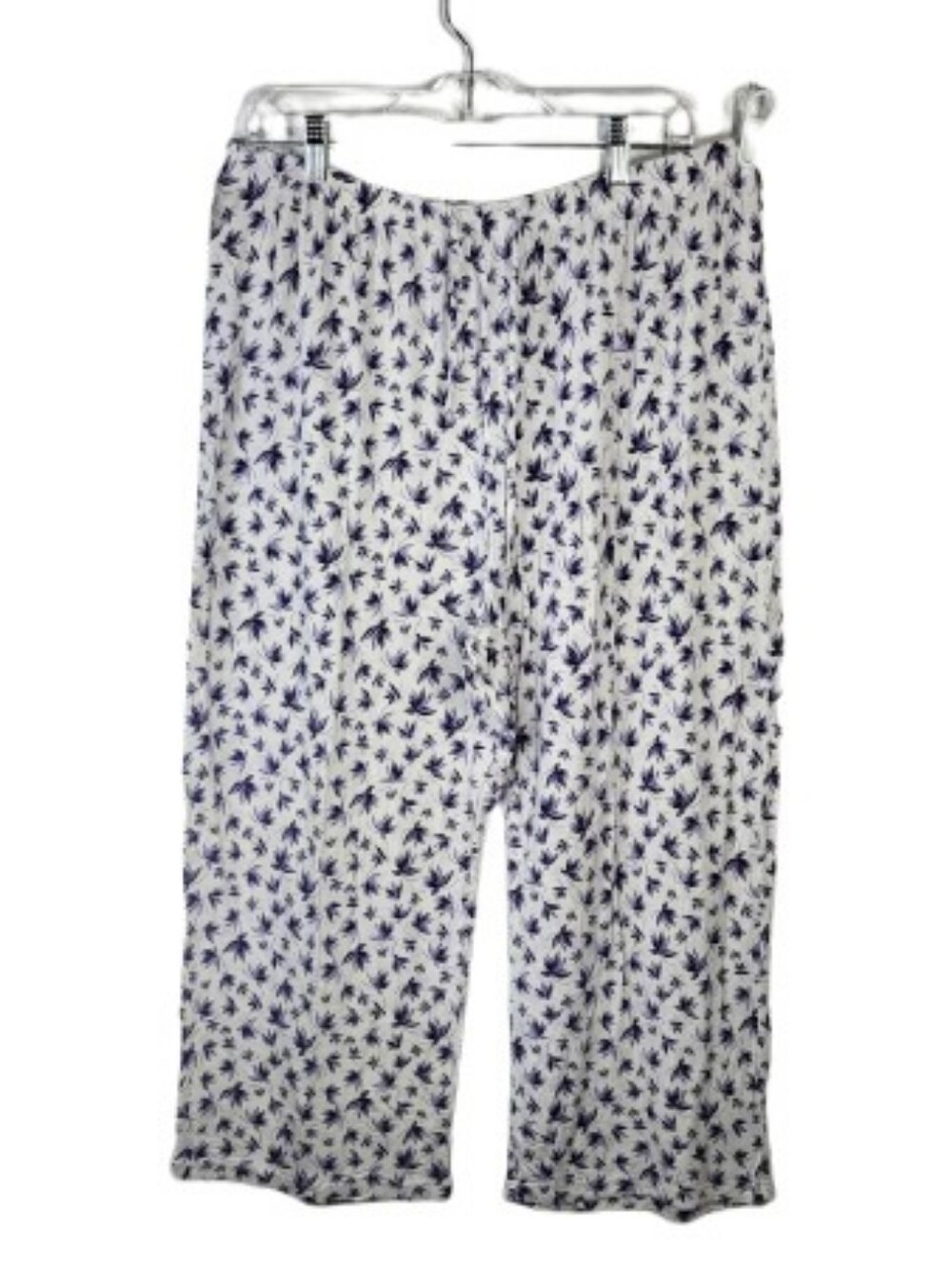 Liz Claiborne White Purple Sleep Pants Sz XL
